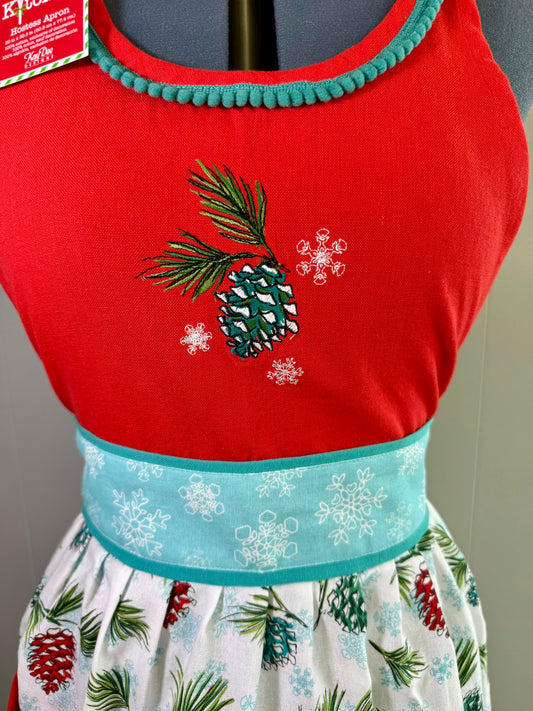 Christmas in the Country Hostess Apron