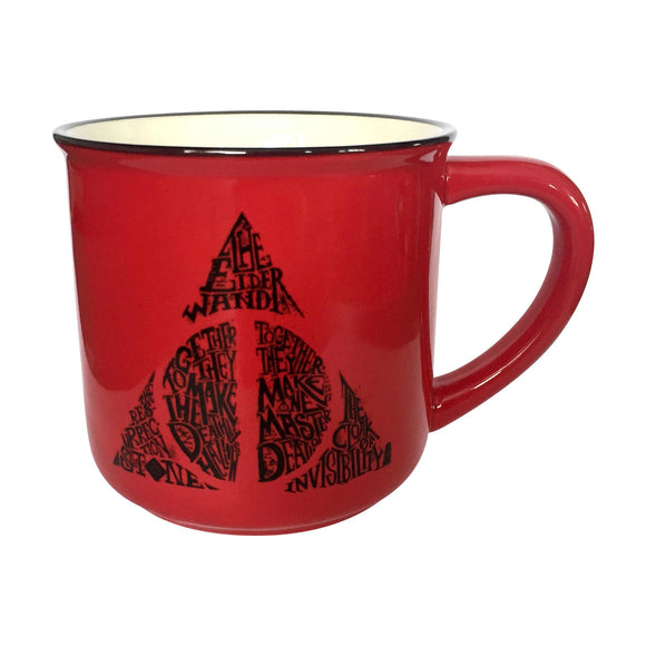 Deathly Hallows Harry Potter Red Ember Mug