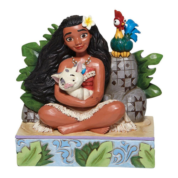 Moana with Pua and Hei Hei Disney Traditions Figurine by Jim Shore