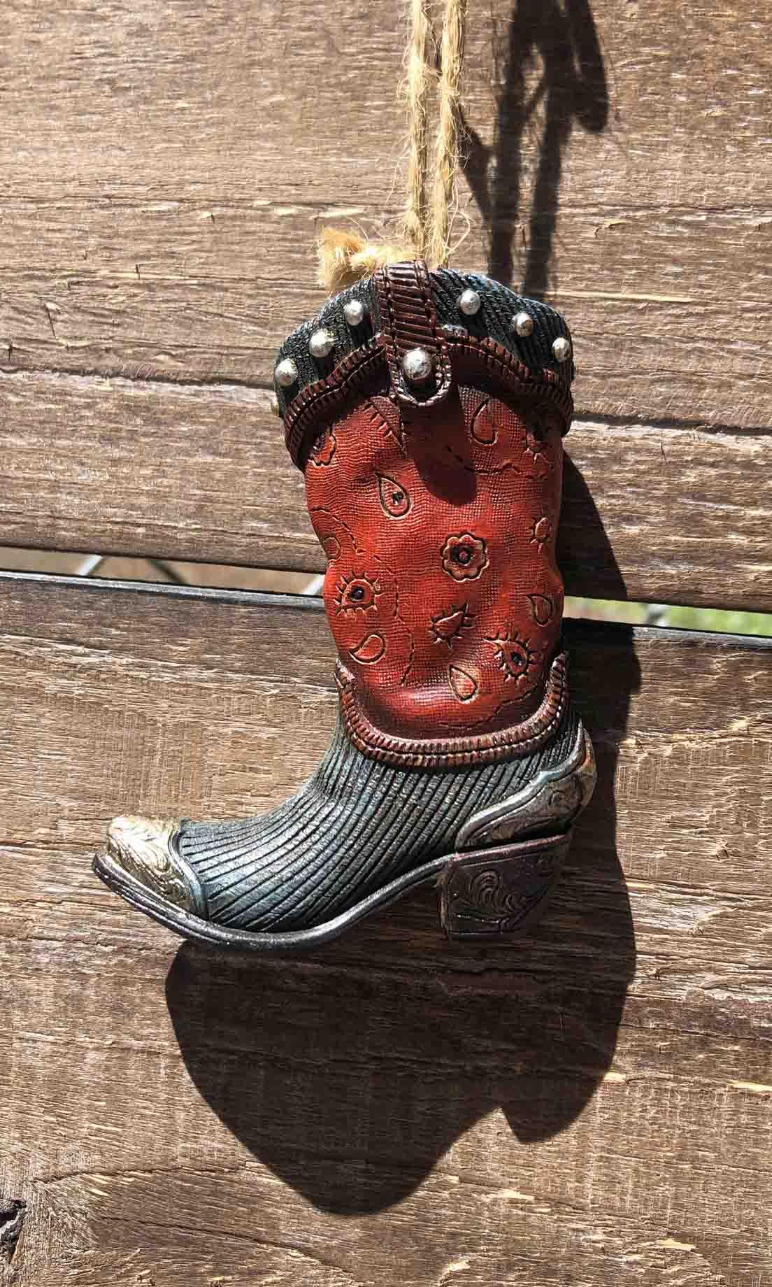 Cowboy Boot Ornament