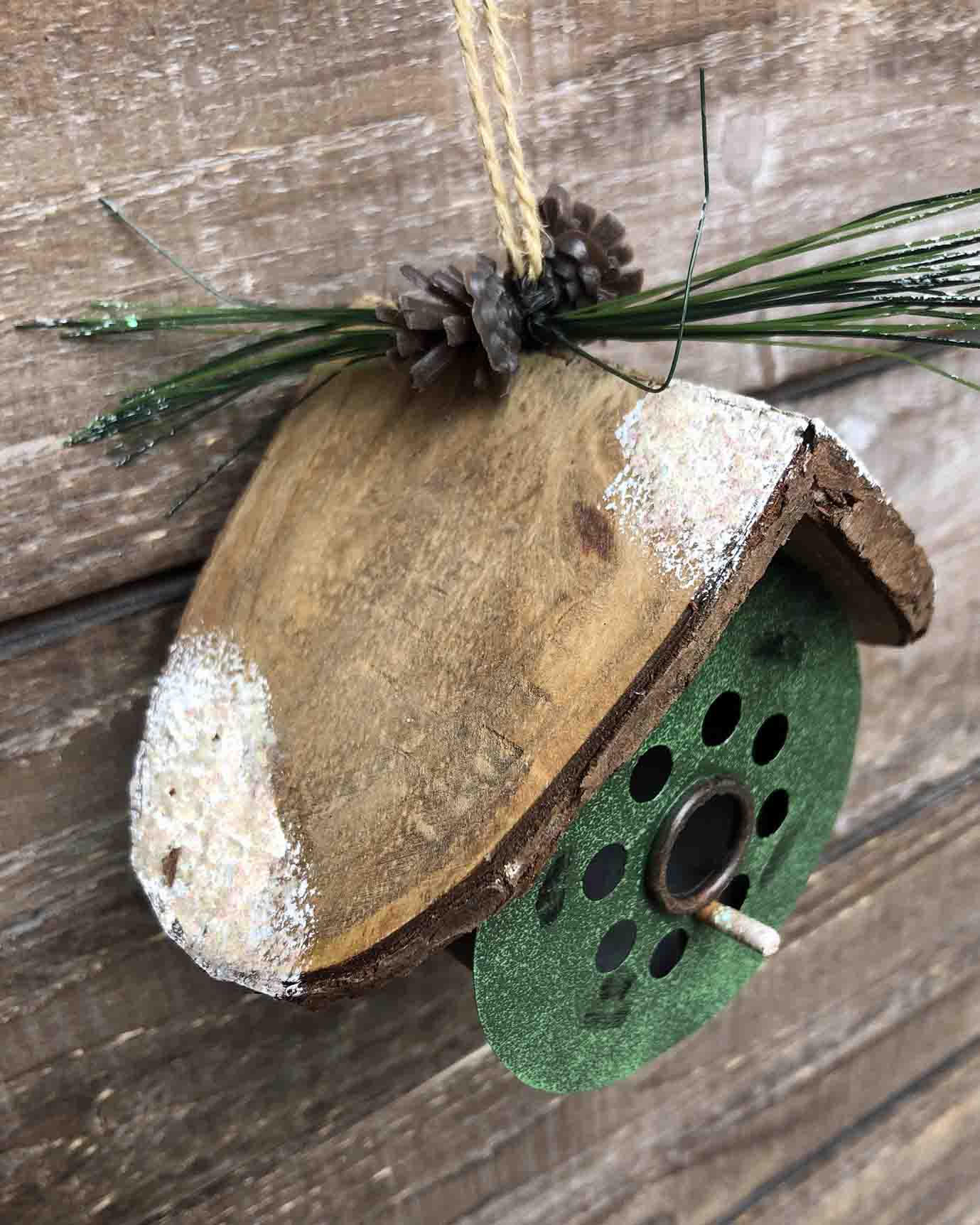 Fishing Birdhouse Ornament