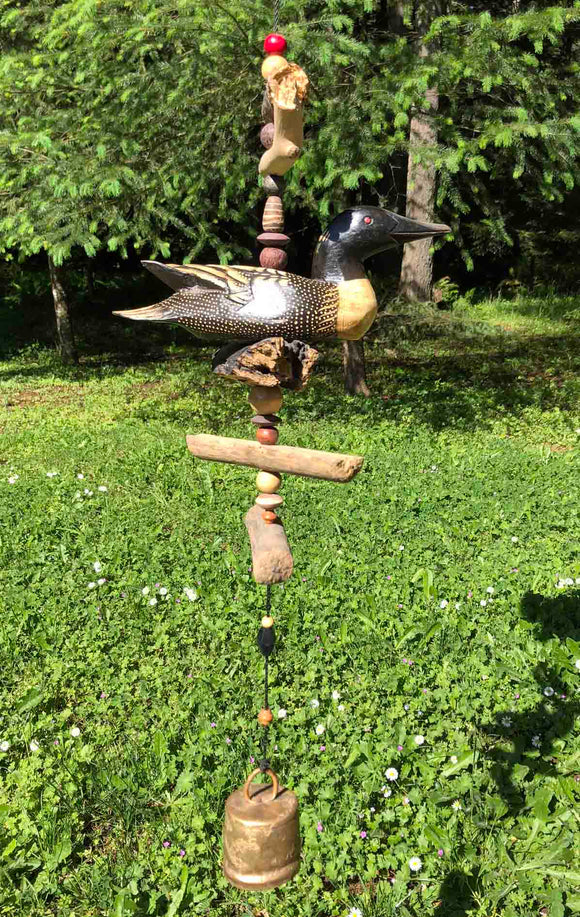 Loon Bird Bell Wind Chime