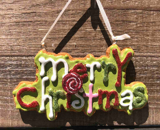 Christmas Cookie Ornament - 2 Styles