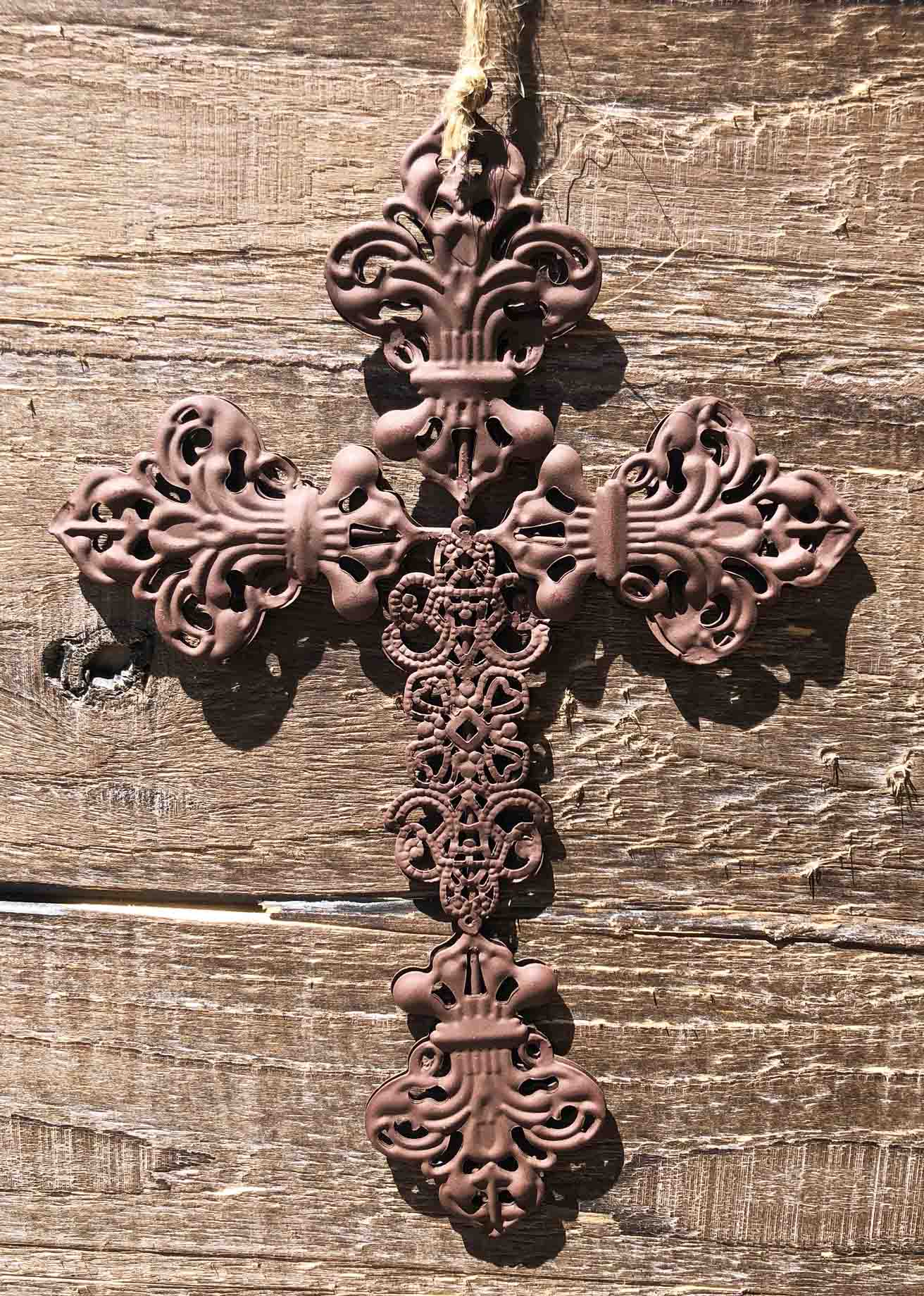 Rustic Cross Ornament