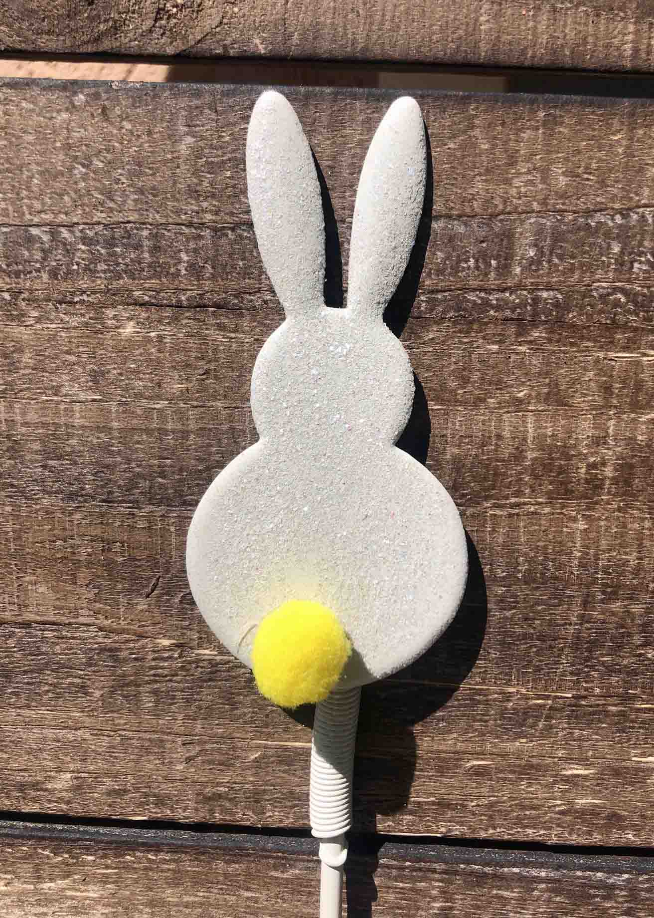 Bunny Tail Arrangement Stake - 6 Colors