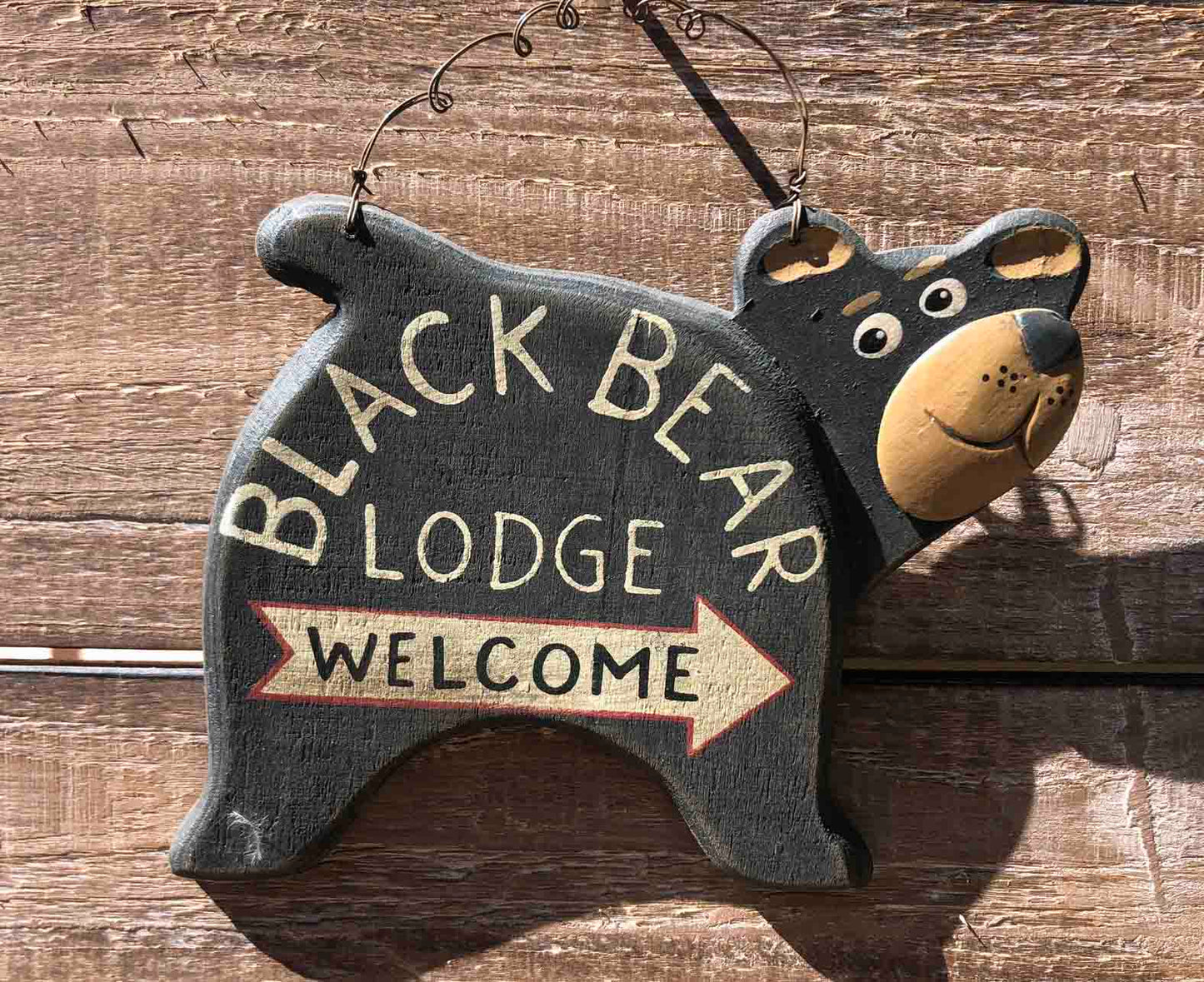 Welcome Bear Sign