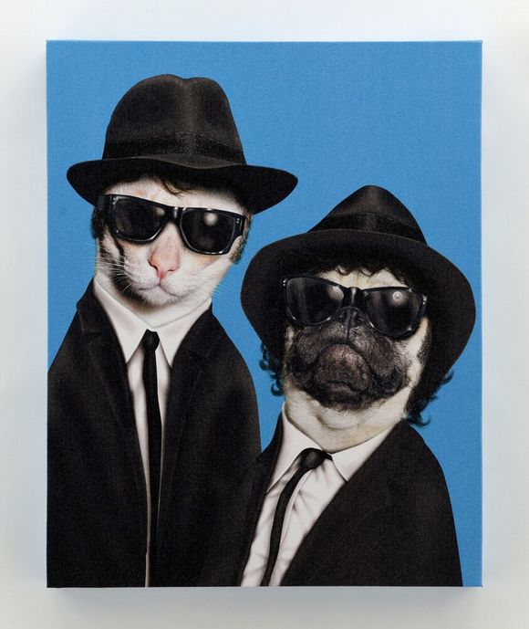 Brothers Pets Rock Giclee Canvas Wall Art
