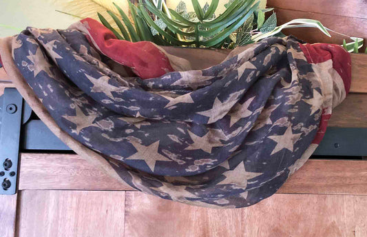American Flag Infinity Scarf