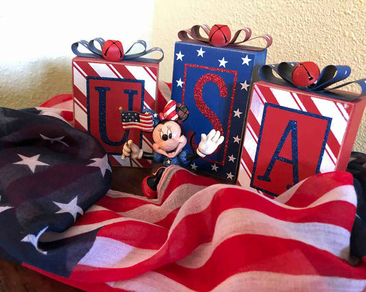 American Flag Infinity Scarf