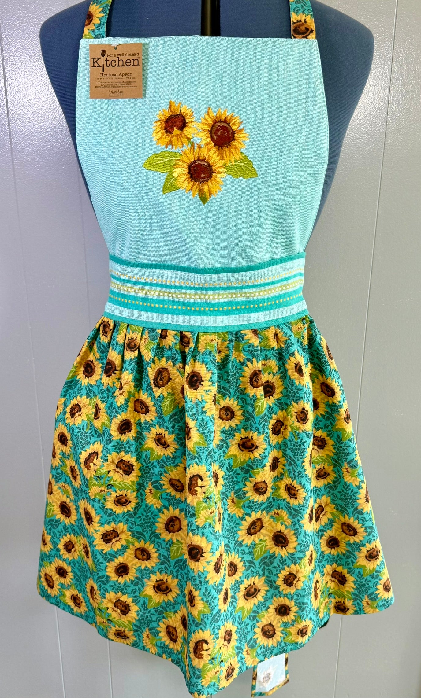 Sunflower Fields Hostess Apron