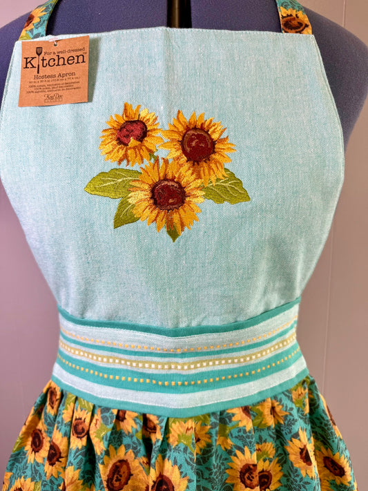 Sunflower Fields Hostess Apron