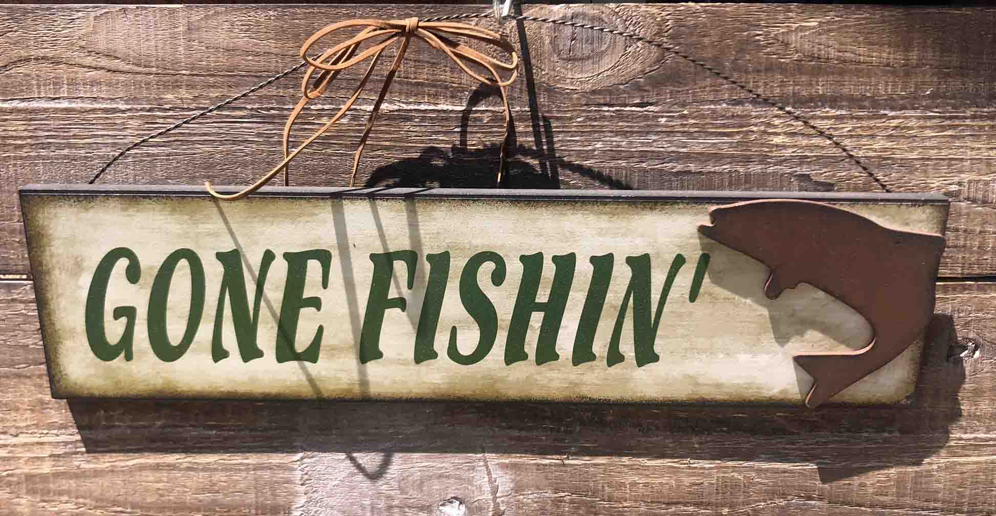 Fishing Sign – Gifts from Neverland