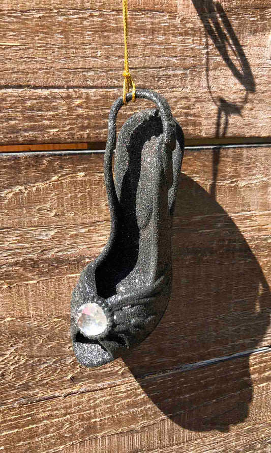 Glitter High Heel Shoe Ornament