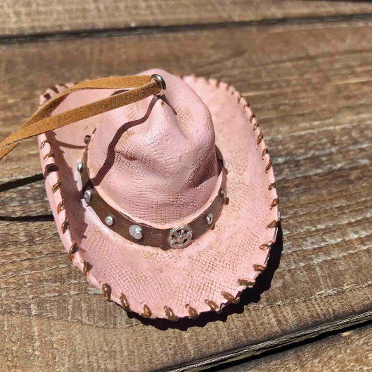 Cowgirl Hat Ornament - 2 Styles
