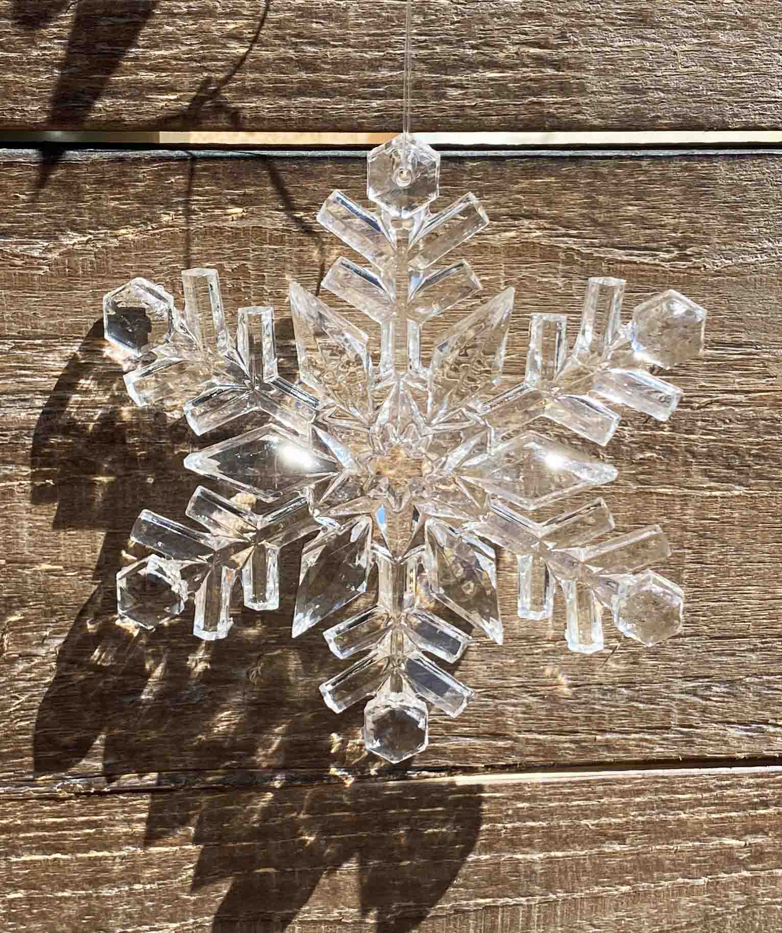 Acrylic Snowflake Ornament - 2 Styles – Gifts from Neverland